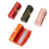 yueton 4 Pack Chinese Style Brocade Lipstick Case Unique Woven Satin Lipstick Holder Lipstick Box with Mirror for Women Girls, Random Colors