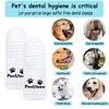 PenVinoo 360 ° Dog Toothbrush Pet Toothbrush 360 ° Finger Toothbrush Small to Large Dog