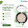 Bissú Powder Highlighter Makeup – Lightweight, Silky Formula for Radiant Skin, Easy Application, 10 Versatile Shades (02 Taurus, 4.5 Grams)