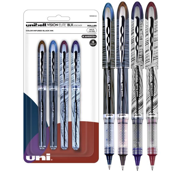 Uni-Ball Rollerball Pen - Smooth-Flowing Ink System for Consistent Writing Experience
