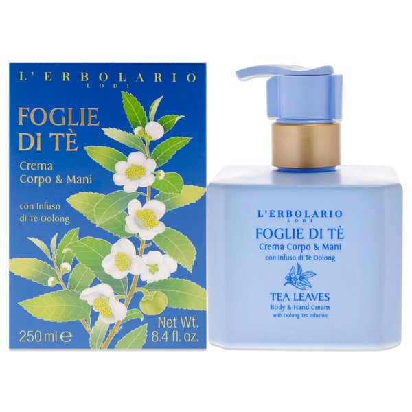 Lerbolario Tea Leaves Body and Hand Cream For Unisex 8.5 oz Cream
