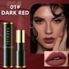 Jeffbaubl YACAISI 2 Pcs Matte Lipstick,Velvet Matte Lip Sticks,Red Velvet Lipstick,Smudge Proof Long Lasting Lipstick,Waterproof Non-Stick Cup Lip Stain for Women Girls(Dark Red+Bean Paste Red)