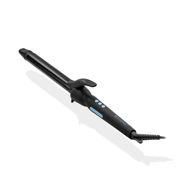 Bio Ionic Long Barrel Styler, 1.25" Curling Iron with Moisture Heat Technology & NanoIonic MX, 2" Longer Barrel Hair Curler, Versatile Curling Wand