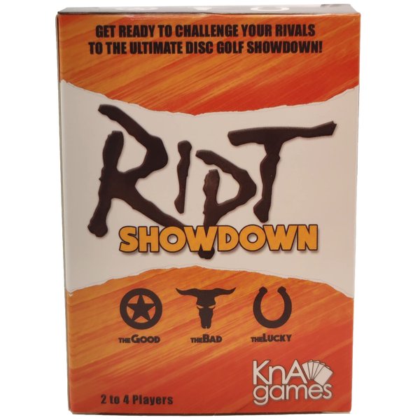 KnA Games RIPT Showdown Disc Golf Card Game, Orange