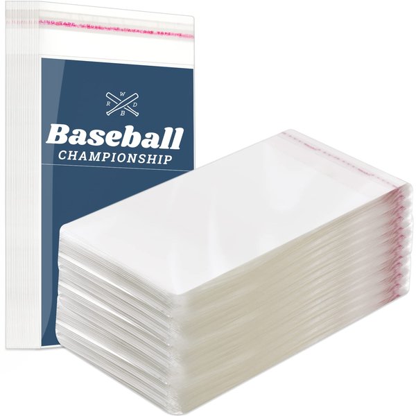 Resealable Graded Card Sleeves Trading Card Bags Baseball Card Holders Sports Card Bags Protection Plastic Collectible Cards for Trading Sports Slabs, The Gathering Card Sleeves (600 Pcs)