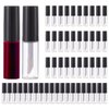 YITOU 50PCS Mini Empty Lipgloss Tube 1.8ml, Refillable Containers Cosmetic Tube Lip gloss Line Lipstick Bottle for Homemade Lip Glaze Kit Liquid Foundation Sample Sizes Cute Bulk Wholesale(0.13oz)