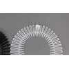Silver Black Clear headband Set 3 Flex spider hair comb teeth zig zag stretch accordion style headband