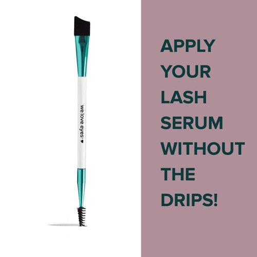 We Love Eyes - Lashfull Thinking™ Dab n Spoolie™ brush - for use with lash serum, precise application to the lash follicles, no mess, avoid serum side effects