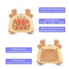 Upgraded Handheld Quick Push Game for Kids 6-12, Sensory Fidget Toys for Kids 8-12, Party Favors Puzzle Pop Bubbles Birthday Gifts for 6 7 8 9 Year Old Boys Girls Teens Adults (Deer-Brown)