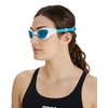 Arena Unisex Adult The One Swim Goggles for Men and Women Watertight Fit Orbit-Proof Seals Anti-Fog Coated Non-Mirror Lens, Light Blue/White/Blue