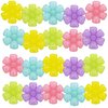 BIEUFBJI 20 Pcs Daisy Balloons, Flower Theme Party Supplies Flower Aluminum Foil Balloons for Daisy Theme Girls Birthday Party Wedding Baby Shower Decor