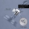 KES Shower Shut Off Valve G1/2" Brass with Handle Lever Water Flow Control Valve Flow Regulator Polished Chrome, K1140B3-CH-KES