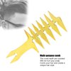 Wide Tooth Comb, Double Sided Comb, Men's Comb for Hair Styling Unique Hair Style Barber Accessories (Gold)