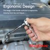 1/4-Inch Drive Ratchet Wrench, 72-Tooth Stubby Quick-Release Socket Wrench with a Extension Bar(4 inch), Reversible Switch, Chrome Alloy Made…