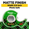 Scotch Magic Tape, Invisible, Home Office Supplies and Back to School Supplies for College and Classrooms, 6 Rolls with 6 Dispensers
