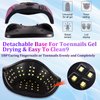UV LED Nail Light, 256W High Power Nail Gel Light, 4 Timer Settings and Professional Manicure Nail Lamp with Automatic Sensor(Comes with 9 Free Gifts)