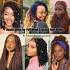 Springy Afro Twist Hair 12inch Marley Twist Braiding Hair 3 Packs Wrapping Hair for Soft Locs Black Pre Fluffed Kinky Curly Crochet Hair Extensions