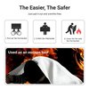 2024 Emergency Fire Blanket, Fire Extinguisher Blanket, Fire Suppression Blanket, Flame Retardant Blanket Fire Safety Blanket for Home, Kitchen, School, Grill, Car, Office, Warehouse(40” x 40”)