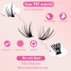 Lash clusters, DIY false eyelashes 120 PCS Individual Lashes, 30D 10-16MM MIX Eyelash Extension Kit, D Curl False Eyelashes At Home