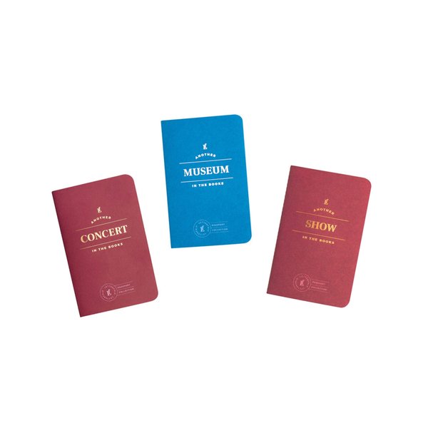 Letterfolk Passport Journal Collection - Pocket-sized Travel and Experience Books (3.5" W x 5.5") (Entertainment Bundle)