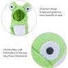 Bird Costume Bird Diaper Flight Suit Frog Shape Hoodie Bird Clothes Cosplay Photo Prop for Parrots African Greys Parakeet Cockatiel Sun Conure, Bird Hoodie Small Animals Apparel (S)