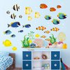 DECOWALL DWL-1811N Coral Reef Fish Kids Wall Stickers Wall Decals Peel and Stick Removable Wall Stickers for Kids Nursery Bedroom Living Room décor