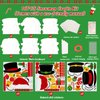 80UncleKimby 16PCS Snowman Christmas Crafts for Kids: DIY Ornament Kit Bulk, Winter Holiday Gifts Party Classroom Favors Activities