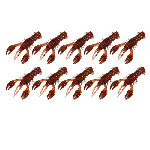 Fishing Lures, Elastic Flexible Soft Fishing Bait Reusable Fishing Lure Realistic Crayfish Soft Bait for Mandarin Fish, Black Fish, Perch, Carp
