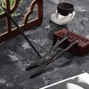 3 Pieces Wood Hair Sticks Japanese Hair Chopsticks Pencil Hair Sticks Chopstick Hair Clip for Buns Hair Pins Ebony Hair Chopsticks for Women Girls Hair Accessory, 3 Styles