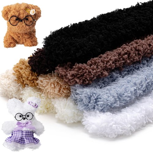 VitalCozy 10 Pcs 39.37 Inches Jumbo Coral Fleece Material Pipe Cleaners Chenille Stems Pipe Cleaner Craft Pipe Stems DIY Projects and Craft Supplies Decorations(Elegant Color)
