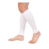 Doc Miller Calf Compression Sleeve Men and Women - 15-20mmHg Shin Splint Compression Sleeve Recover Varicose Veins, Torn Calf and Pain Relief - 1 Pair Calf Sleeves White Color - Medium Size