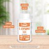 Supersmart - L-Lysine 6000mg per Day (High Strength) - Essential Amino Acid Lysine Supplement | Non-GMO & Gluten Free - 180 Vegetarian Capsules