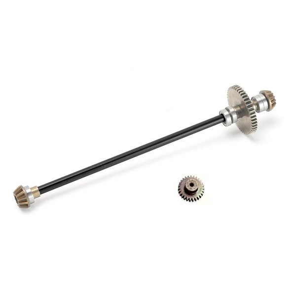 CROBOLL Upgraded Powder Alloy Main Drive Shaft with Motor Gear Kit Replacement Partsfor High Speed 1:14 RC Trucks