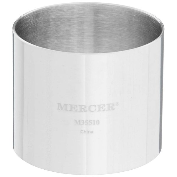 Mercer Culinary Steel Ring Mold Chef, 2 Inch x 1.75 Inch, Stainless