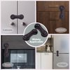 Cabinet Locks for Babies and Child Safety, 4 Pack Childproof Latches with Adhesive for Drawer Cupboards Closet and Pantry Door, Baby Proofing Fridge Lock for Protecting Kids Toddlers and Infants