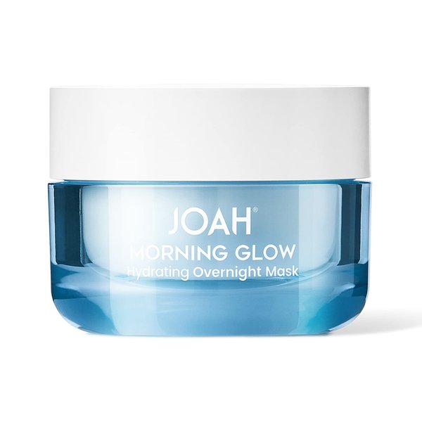 JOAH Facial Mask, Morning Glow Hydrating Overnight Face Mask with Collagen & Hyaluronic Acid, Korean Skin Care, Brightening & Glowing Skin, 3.88 Ounces