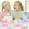 Chilfamy Unicorn Birthday Decorations, 9Pcs Rainbow Unicorn Honeycomb Centerpieces Party Table Decors for Kids Girls Baby Shower Birthday Party Supplies