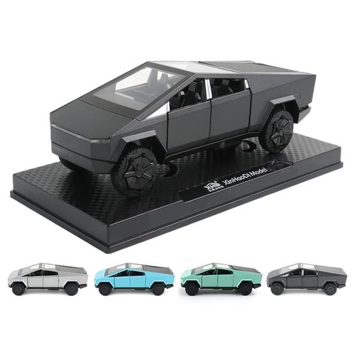 1:32 Scale Toy Trucks Pickup Model Pull Back Pick-Up Truck with Sound and Light, Alloy Diecast Truck Toys for Kids Gift or Vehicles Model Collection Enthusiasts (1/32 Black Pickup)