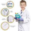 Lesheng space Scientist Costume for Kids, Lab Coat with Science Experiment Kit, Dress Up & Pretend Play for Boys Girls Ages 4 to 8 Years Old