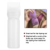 Root Comb Applicator Bottle, 160ml Hair Dye Bottle with Graduated Scale, Profssional Brush Applicator Comb Hairdressing Coloring Styling Tool (White)