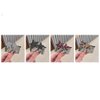 Leadigol Hair Styling Comb Pentagram Star Fashion Fixed Combs Rhinestone Star Hair Comb