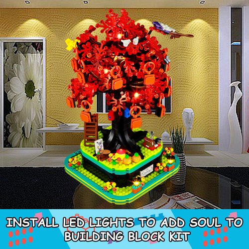 Mililier LED Light Kit for Lego 21346 Family Tree Set, Compatible with Lego 21346 Building Blocks Model(Not Include Blocks Set)