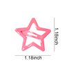 Star-Shaped Hair Clips Cute Y2K Snap Hair Clip for Girls Nonslip Hair Barrettes for Women Glow in the Night Star Hairpins 10 Pcs