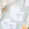Best Paper Greetings 50 Pack Square Envelopes, 5.5 x 5.5, for Greeting Cards, Wedding Invitations, Self Adhesive Peel-Off-and-Stick (White)