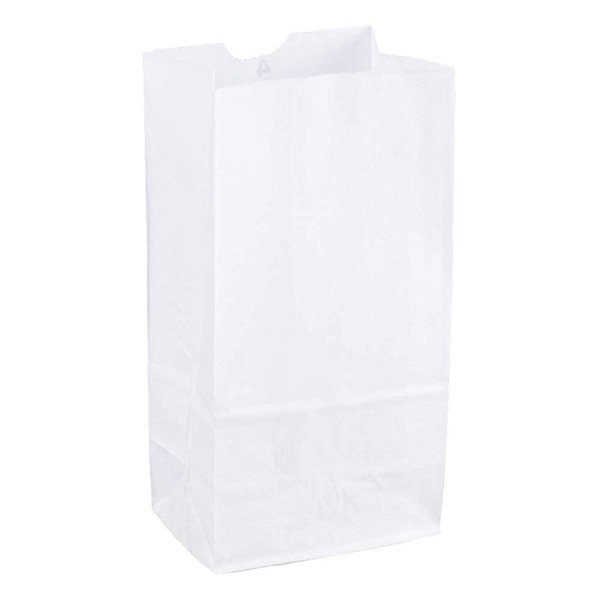 2lb White Kraft Paper Bags- Pack of 100ct