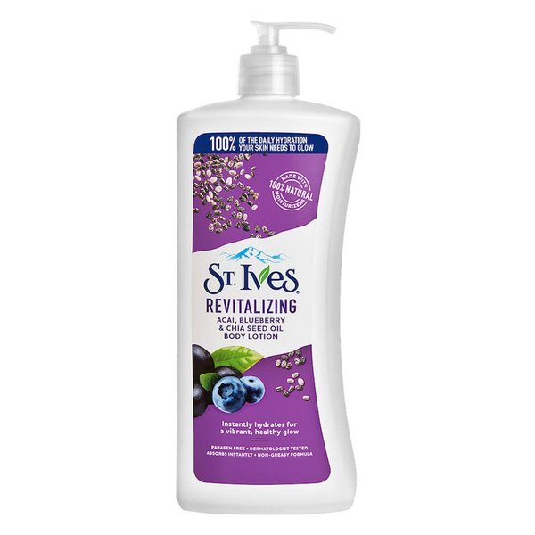 St.Ives Revitalizing ACAI, Blueberry & Chia Seed Oil Body Lotion 621ml