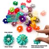 YAKA 40PCS(20Paris) Cute Dog Hair Bows with Rubber Bands Pearls Flowers Topknot Dog Bows Pet Grooming Products 20 Colors