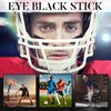 DAGEDA Black Face Paint Stick,Eye Black for Baseball Football Lacrosse,Blendable Face Painting for Adults and Kids, Body Paint Stick for Halloween Cosplay Party SFX Makeup