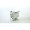 Generic Tiny mini shiny silver tone metal hair claw clip (Clip quantity: 1 clip)