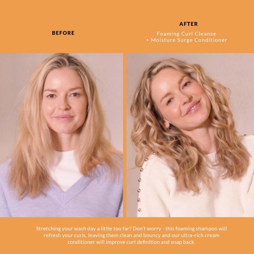 Vicious Curl Foaming Curl Cleanse and Moisture Surge Conditioner Kit – Clarifying Shampoo and Deep Conditioner for Curly Hair – Color-Safe, GMO-Free, with Amino Acids, Proteins & Superfruits (10 oz)